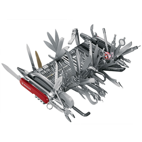 Swiss Army Knife with too much